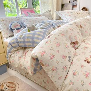 纯00LT 56645棉被套单件全棉105x200x2301单人宿舍学生双人单独褥