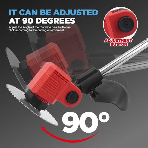 ABI电割草机小型用除机充电家式草坪修剪机多草功能电动打草锂机