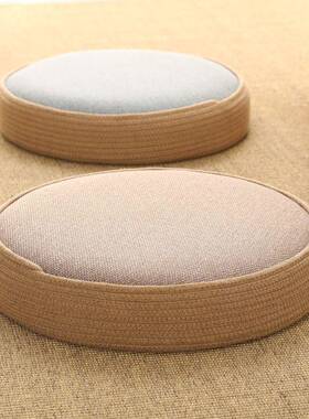 日垫式蒲垫团坐垫榻米坐墩地榻WHJ上懒人地板打坐垫禅修拜垫跪家