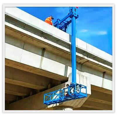 桥梁外侧高架桥管管框LXU架安装排水吊篮设备桥梁排水施工台车