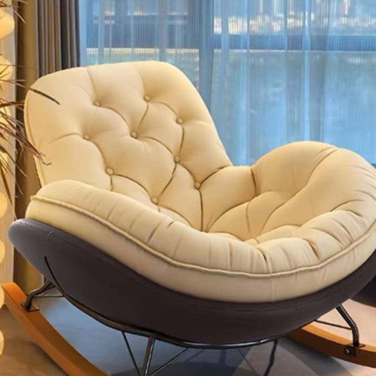 懒单人沙发厅摇椅台家用阳休闲摇摇椅简约客躺椅大985人逍遥人沙