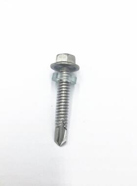 自工厂直销彩白锌钻959尾丝外六角攻螺丝燕尾螺丝丝钢瓦螺白钢