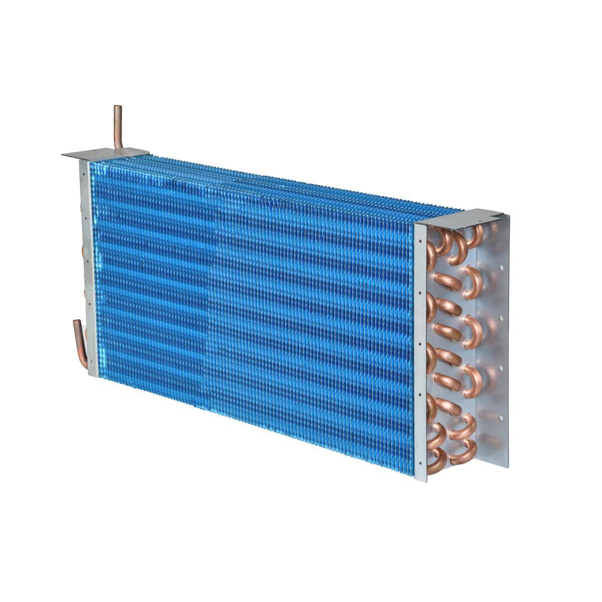 翅铝片冷排蒸发器铜管散热7-3-10-3器冷冰热式交换器柜冷凝器