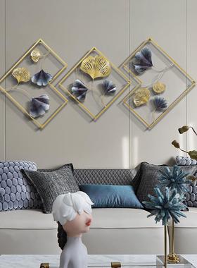 现代客厅墙装面饰翩若惊鸿中式玄饰关室金属立体壁挂沙发卧背景墙