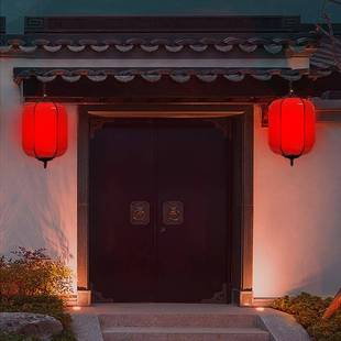 343吊户外防水灯新吊中式 过道走廊凉亭屋檐别墅阳台室外现代中式