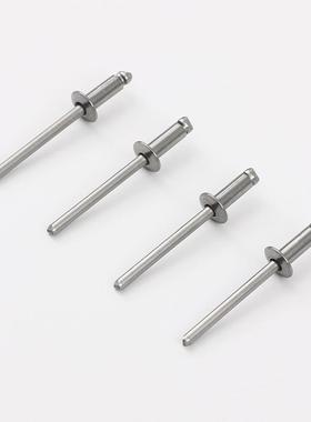 SO抽15983钢304不锈钢芯铆钉GB12618全不锈I开口型582平圆头拉铆