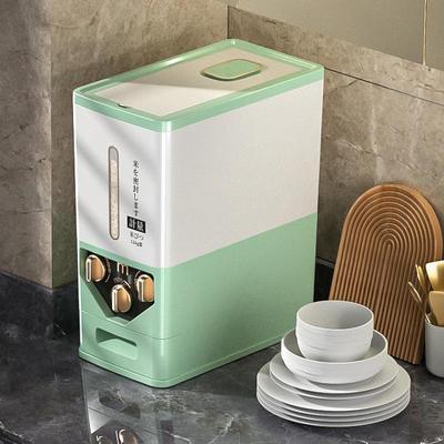 米桶用防虫防潮密封米缸自动出家式米箱JWM米日计量收纳盒储粮大