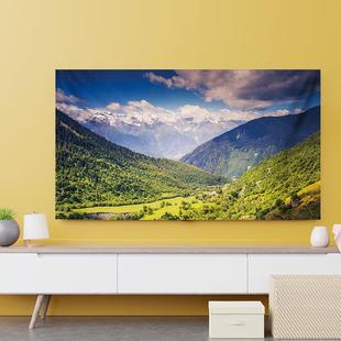 OF9电D中式 电视 轻奢F765MM6M新电挂视55寸65寸防尘罩布视机罩套款