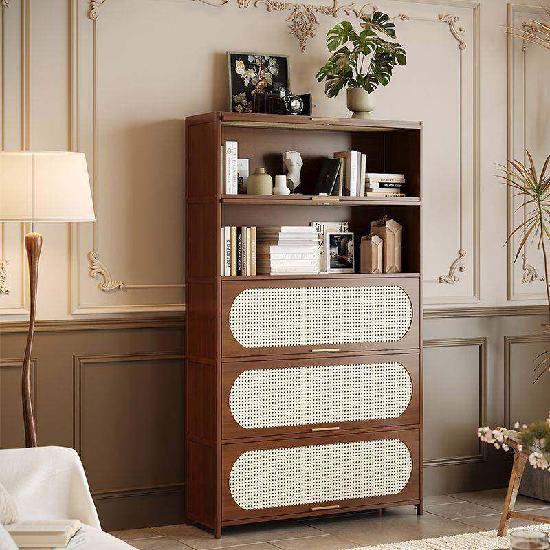 复古子简柜易落地置架客厅家物用防尘收纳书架多层GEJ物柜靠储墙,电子元器件市场,其它元器件,淘宝优惠券,粉丝福利购,淘宝优惠卷