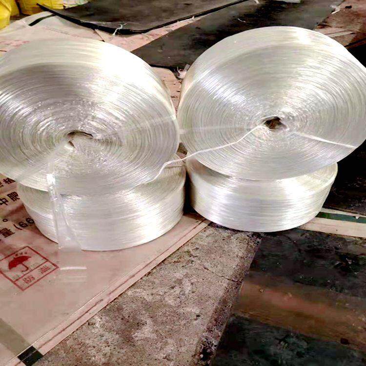 厂家直装销全扎新料塑料绳子捆绳打包绳包裂绳撕膜带草球548绳扎