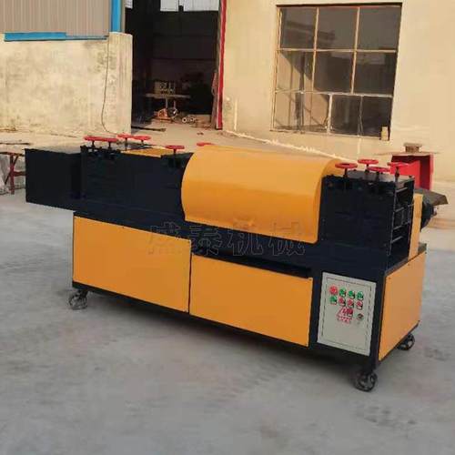 钢管调直机双曲线钢管调直除锈刷漆一体机废旧钢管调直