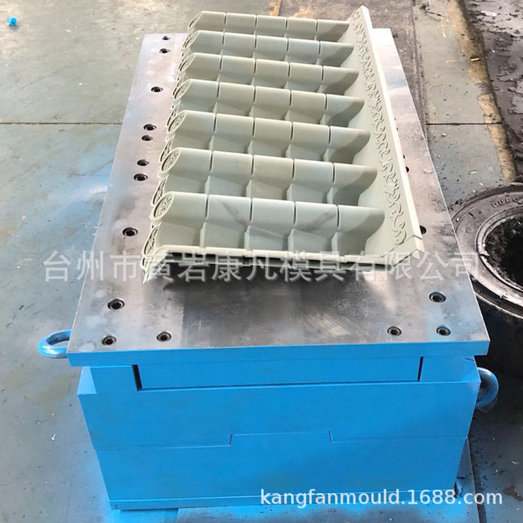浙江台州黄岩塑料模具厂家仿古屋檐塑料瓦屋顶塑胶瓦片模具