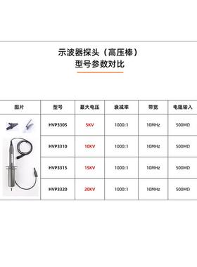 HVP3310/HVP3315高压衰减棒10kv/15kv示波器探头1000X高压探头
