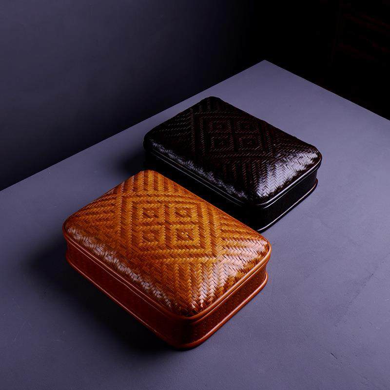 中式竹编茶具收纳盒日式茶盘茶台整理盒竹制带盖家用防尘茶杯储物,工业油品/胶粘/化学/实验室用品,其他实验室设备,淘宝优惠券,粉丝福利购,淘宝优惠卷