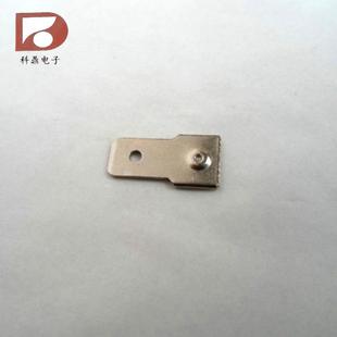 供应250 接线片铁镀镍电热电器五金配件 6.3插片