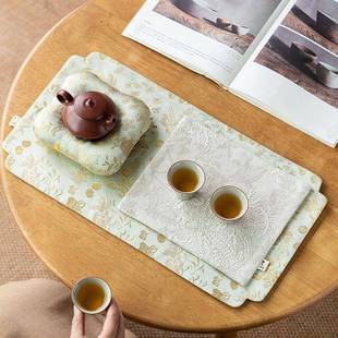 茶席茶杯茶壶垫子茶道茶承桌垫壶承干泡台喝茶茶具配件