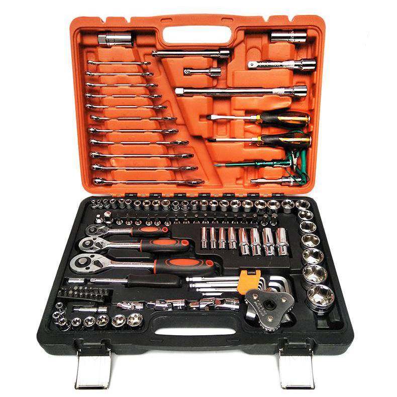 121件套组合工具套筒组件棘轮扳手套筒组合工具机修组合工具