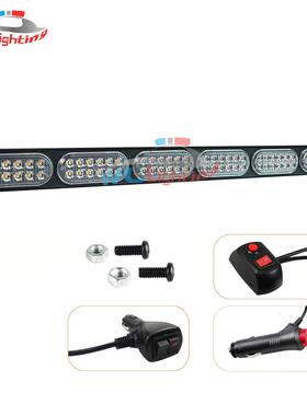 热卖款72LED长条爆闪灯长杠灯棍子灯6节中网警示灯