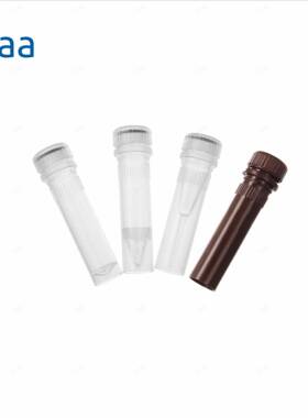 edoZAA系列透明螺口管盖含O型圈无酶灭菌无热源盒装2112000