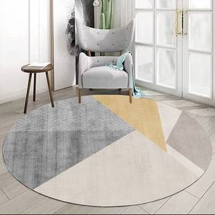 深圳跨境工厂差异化开发客制圆形地毯卧室电脑椅子地垫电竞转椅书