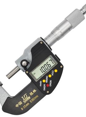 桂林桂量数显外径千分尺00-25厘mm电子分卡高精度0490.01