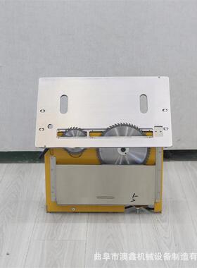 无刷除锈尘自动升牢子母锯不钢台面固推JT-66987台锯降厂家批量