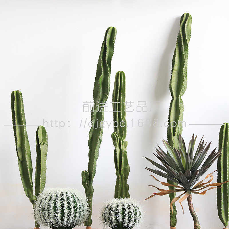 仿真仙人柱PU手感天轮柱仙人掌热带沙生植物网红店装饰假绿植
