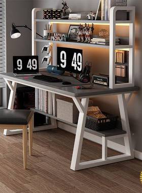 书电脑台式桌书架组字合家用简约卧室生简学易小桌子4578学业写办