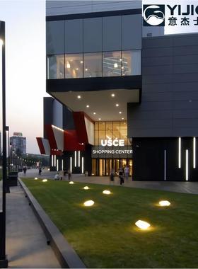 3米道简约现代方形铝型材院灯广场小区公商业街园YJS-CFXT户外庭