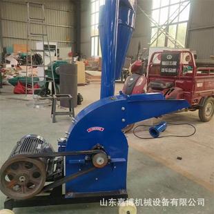 锤片式 潲水骨头虾粉碎碎机玉340米棒芯粉机鱼户外用油柴机带碎枝