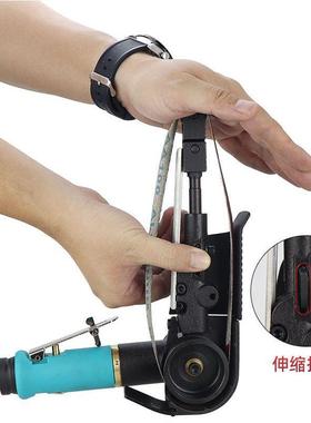 海飞鲨m20W气环带砂动纸砂带机110W砂带0mm203m抛光机砂光机10*30