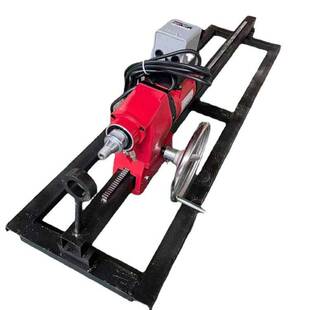 手推滚轮支架铺管机双高过路水钻顶管机加厚钻杆非开挖穿越打眼机