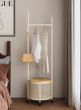 意式帽架卧室地挂衣架入户家用服置物架床衣边晚落上放QF250211衣