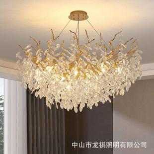 树枝轻奢卧客水晶 客厅861灯美厅式 奢华水晶灯简室约大法气式 意式