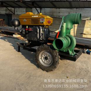 常柴柴油机带的抽水泵8寸6寸离心泵农田灌溉流量泵