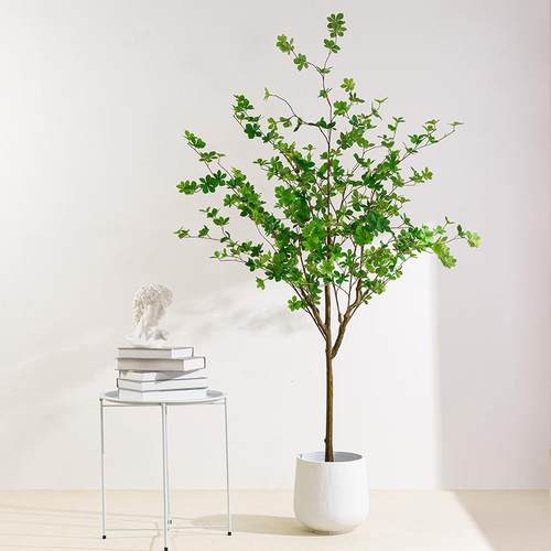 仿真吊钟树绿植假树造景观家居客厅商场店铺酒店餐厅装饰摆件