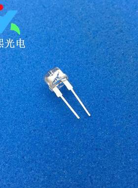 F8草帽0.5w蓝灯led灯珠发光二极管直插8mm蓝色灯珠蓝灯