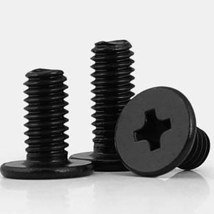 M3.5 M4扁平头螺丝 M2.5 CM黑色十字大平头螺丝薄头螺钉M1.4