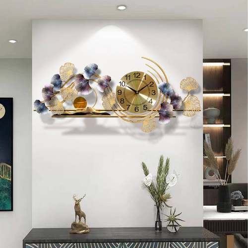 钟表挂钟客厅时尚创意时钟挂表简约墙上家用装饰挂墙电子石英钟