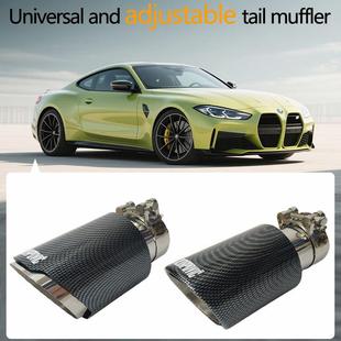 热销汽车改装 89单出尾喉 AK天蝎标水转印Y型单出尾喉排气管尾嘴63