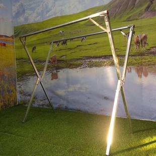 晾衣架X型晾衣架折叠晾衣架镀锌管晾衣架