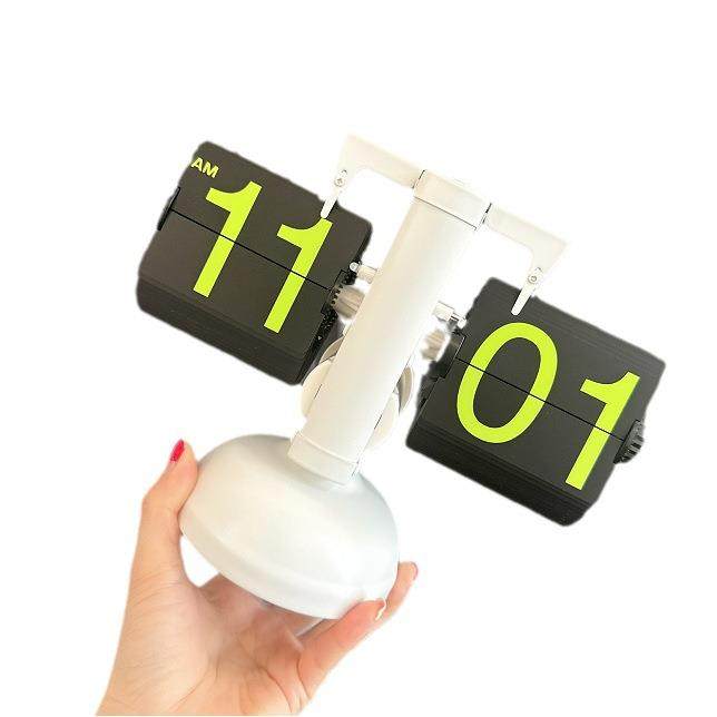 极简自动翻页钟客厅座钟翻页时钟桌面摆件电子钟复古机械数字,农用物资,其他肥料,淘宝优惠券,粉丝福利购,淘宝优惠卷