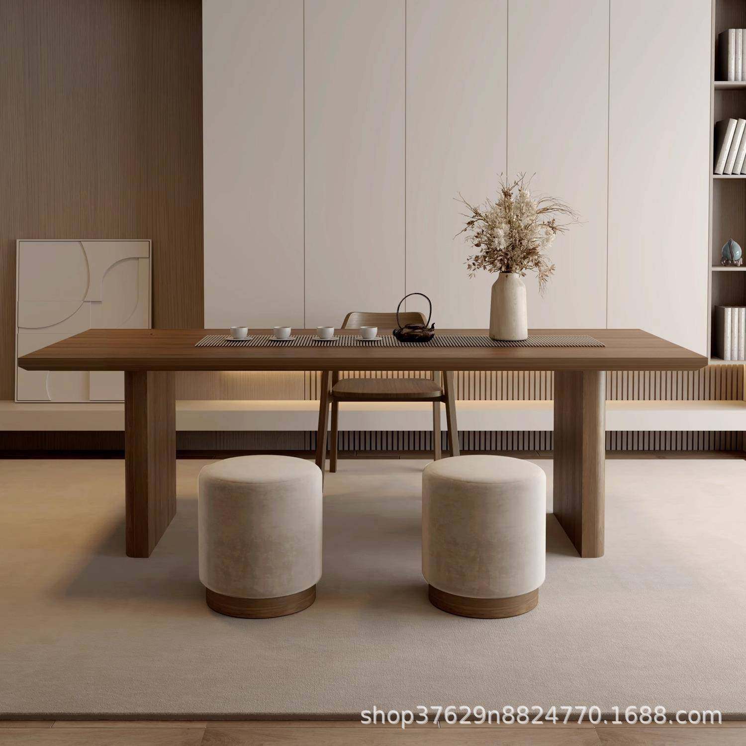 现代简约风实木茶桌椅组合家用茶台大板桌原木风餐桌茶桌一体两用,农用物资,其他肥料,淘宝优惠券,粉丝福利购,淘宝优惠卷