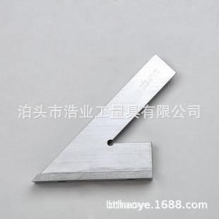宽底座I角尺长短边加DIN875I1WEW00X70不锈钢45度平 口带座角尺