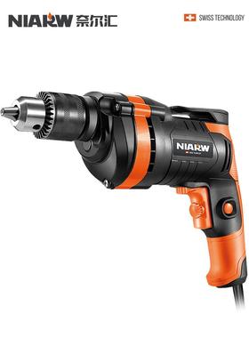 手电钻220v家用型冲钻有线插工电手枪钻多功击能电MGF转电动具小