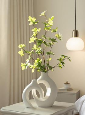 仿真绿植摆件i吊钟绿植真假花仿厂家直供真花摆设ns风厅客绿色仿