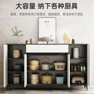 餐边柜一体约茶靠墙家现代OWC简用厨房碗柜客厅轻奢柜子储物柜水