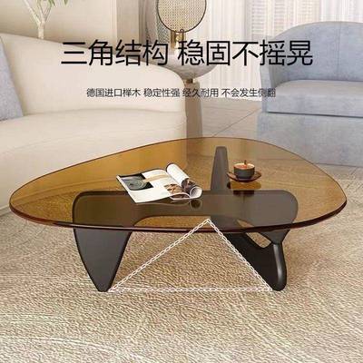 高档玻璃茶几SA-00162轻奢代出厅租屋茶璃几家用客茶几小户型钢化