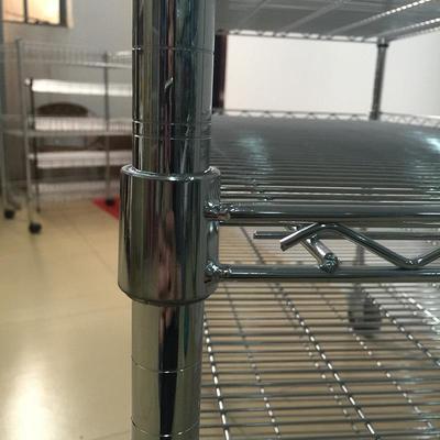 千层网车碳钢置物架穿梭无品牌/式防静电物架周料转镀铬线平网仓