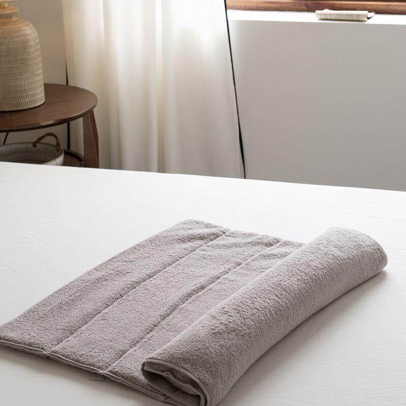 可调节高度毛巾枕全棉护颈椎枕头助睡眠枕芯可折叠旅行家用枕头芯